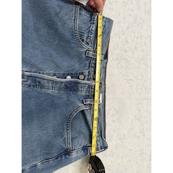 MENS LEVI 501’s BUTTON FLY STRAIGHT LEG JEANS SIZE 29x32 - Picture 8 of 9